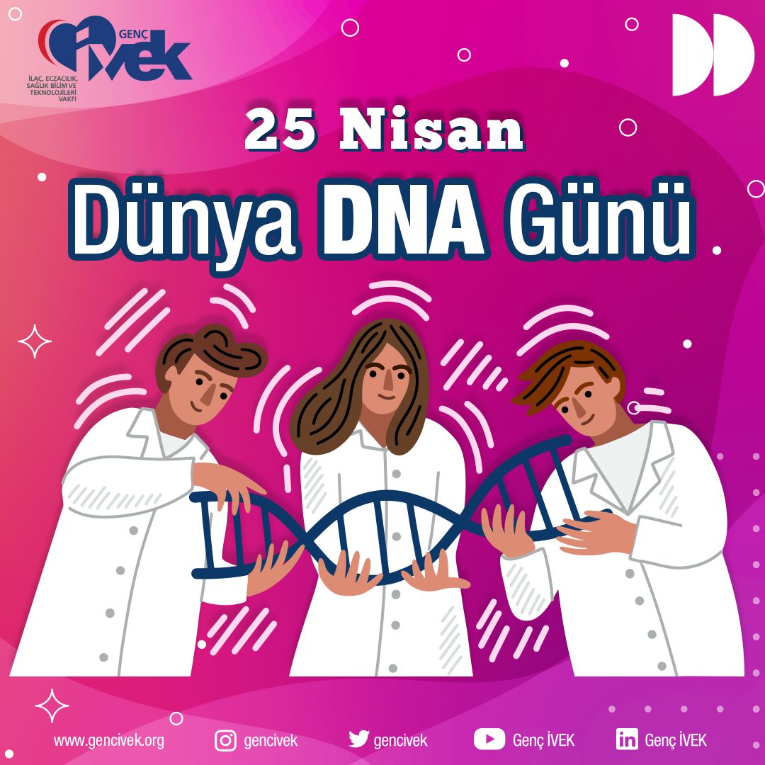  25 Nisan Dünya DNA Günümüz Kutlu Olsun! 