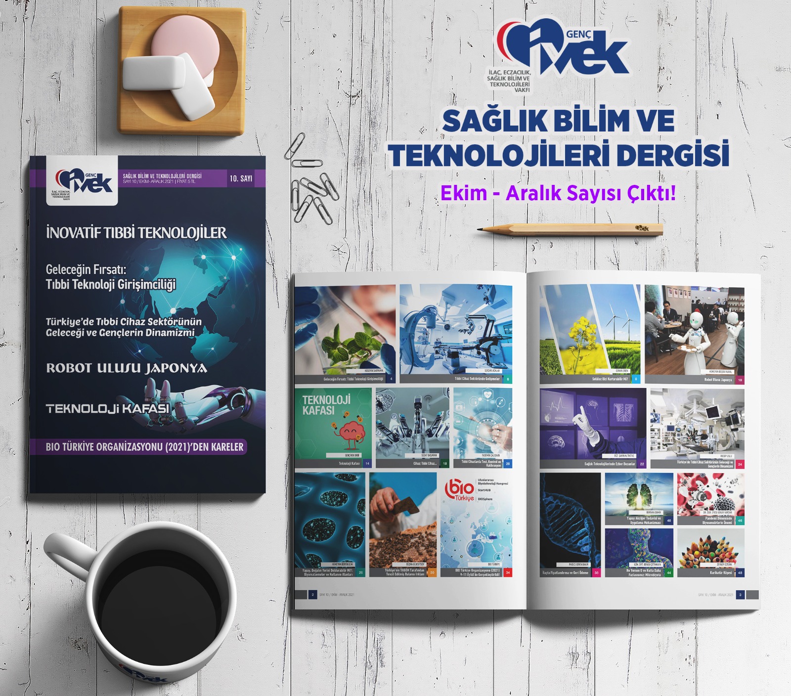  Genç İVEK Sağlık Bilim ve Teknolojileri Dergisi 10. Sayısı Yayımlandı 