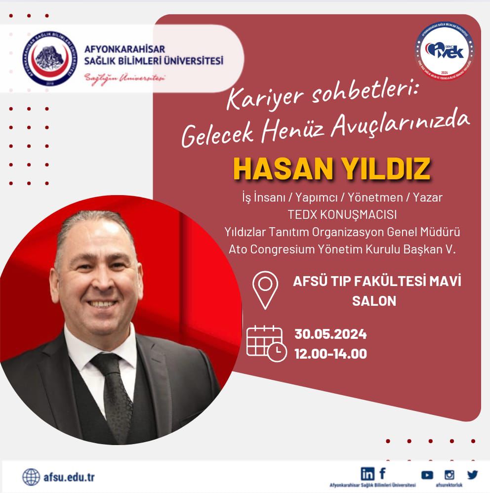  AFSÜ Kariyer Günleri: Hasan Yıldız 