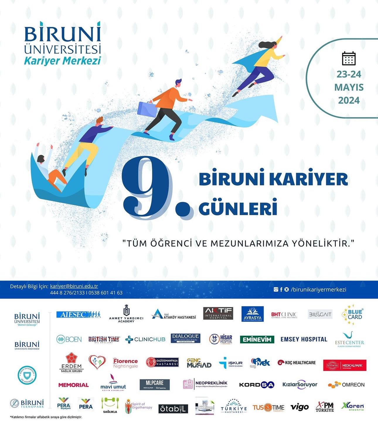  Biruni Üniversitesi 9.Kariyer Günleri Başladı! 