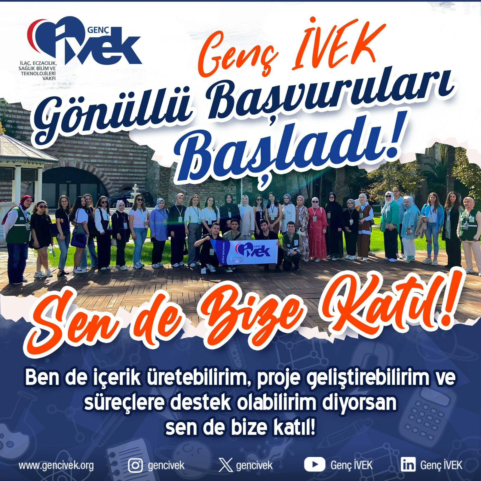  Genç İVEK Gönüllü Başvuruları Başladı! 