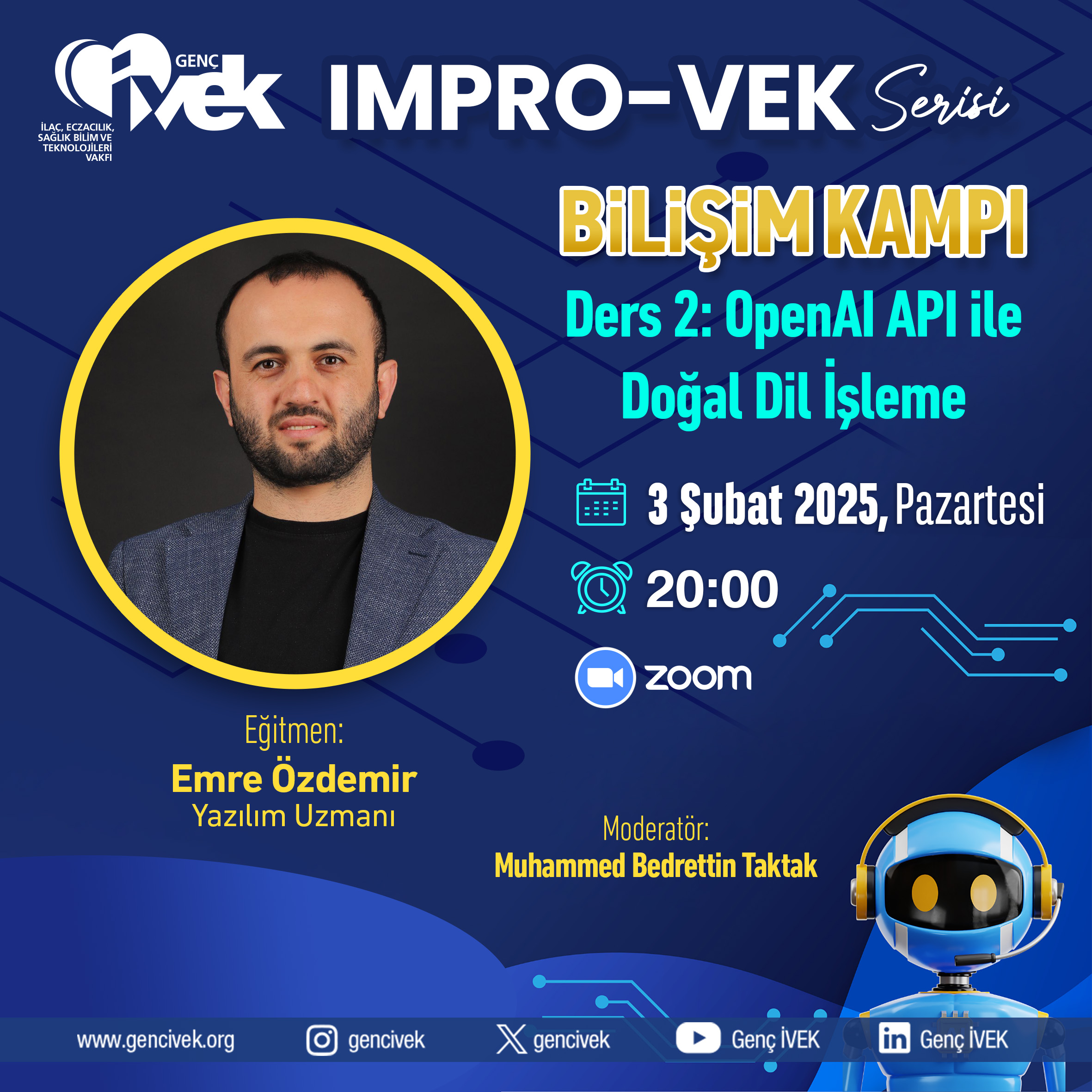  IMPRO-VEK Serisi Bilişim Kampı’nda 2. Ders Zamanı! 