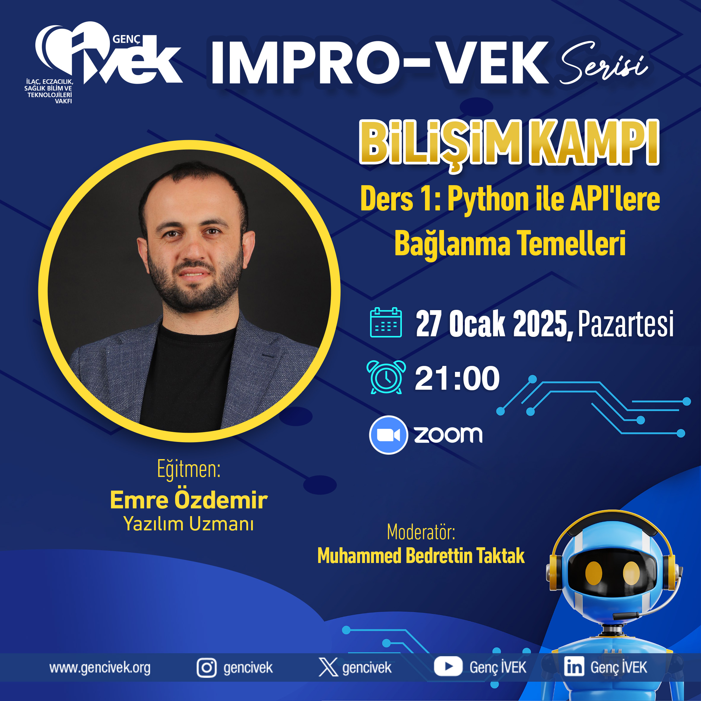  IMPRO-VEK Serisi ile Bilişim Kampı Başlıyor! 