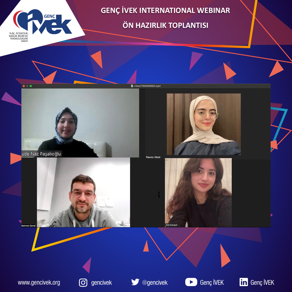  International Webinar Serisi Ön Hazırlık Toplantısı 