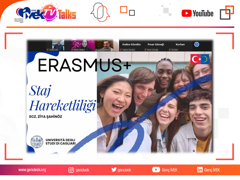 Genç İVEK TV Talks- Sn. Ecz. Ziya Şahinöz- Mezuniyet Sonrası Erasmus Stajı